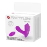 Pretty Love Double stimulateur Willie - Violet